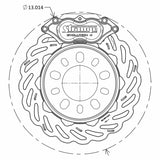 Strange 82-02 F-Body Evolution Series Rear Brakes - B1718WCE