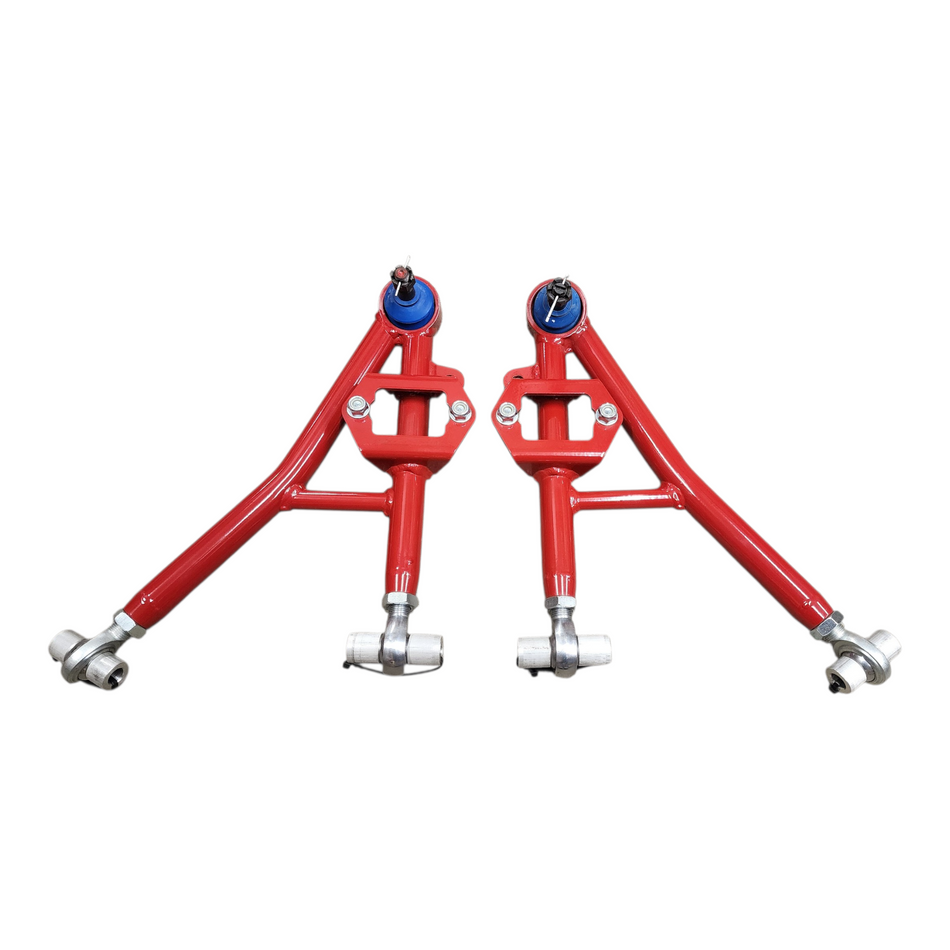 *CLOSEOUT ITEM* 93-02 F-body Red Front Lower Tubular A-Arms - T-Bar Style