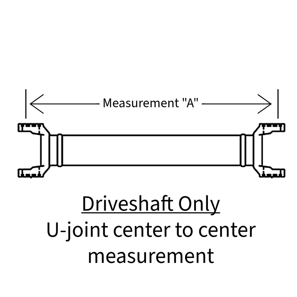 Strange Chromoly 3" Driveshaft - U1699