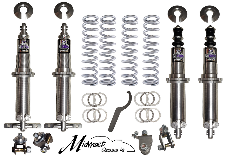 93-02 F-Body Viking Warrior 4-Corner Kit - Front Bearing Upper & T-Bar Lower, Rear Stud Upper & Bearing Lower